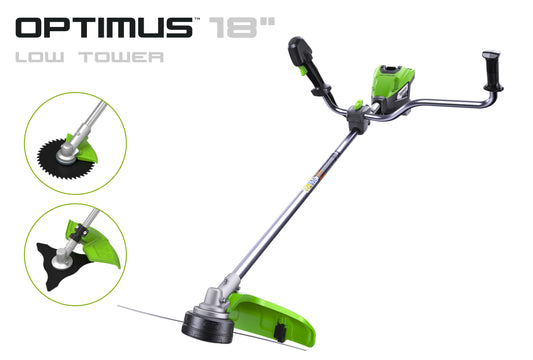 82V OPTIMUS 2.0kW 18" String Trimmer Brush Cutter | TB201