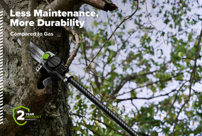 82V OPTIMUS 10" Polesaw with Carbon Fiber Shaft  | OPS300T