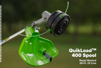 82V OPTIMUS 1.6kW 17" String Trimmer With (1) 4 Ah Battery and Dual Port Charger | ST161-4DP
