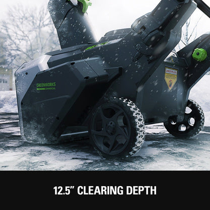 82V 22" Snow Thrower with 5Ah Battery and Dual Port Charger | 82SN22-5DP
