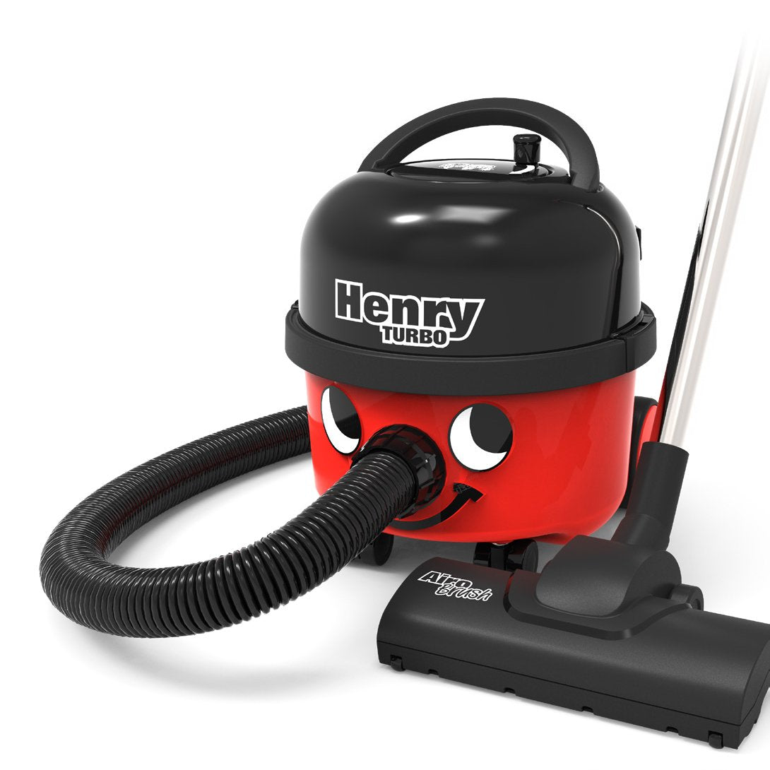 HVT160 Henry Turbo Vacuum Cleaner with AiroBrush Turbo Head, Microfresh Filtration System, 620W, 6L, Red/Black