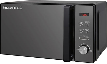 Russell Hobbs RHM2076B 20 Litre 800 W Black Digital Solo Microwave with 5 Power Levels