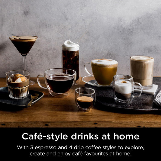 Luxe Premier 3-in-1 Coffee Machine, Latte, Cappuccino, Cold Brew & Espresso Maker With Built in Bean Grinder