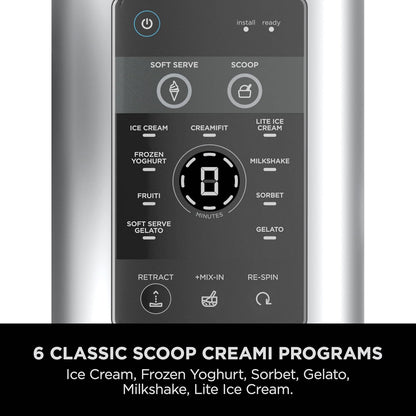 Ninja Swirl by CREAMi Soft Serve & Ice Cream Maker with 2x Tubs, 13 Functions, Makes Ice Cream