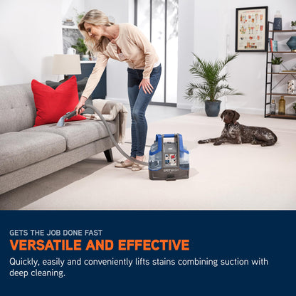 VAX SpotWash Duo Spot Cleaner, For Stains, Spills & Pet Messes, Suitable for Car, Sofa, Upholstery, Compact, Handheld Cleaning Machine Includes Pet Tool & Vax 250ml Solution, CDCW-CSXA.
