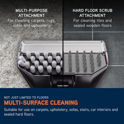VAX SpotWash Duo Spot Cleaner, For Stains, Spills & Pet Messes, Suitable for Car, Sofa, Upholstery, Compact, Handheld Cleaning Machine Includes Pet Tool & Vax 250ml Solution, CDCW-CSXA.