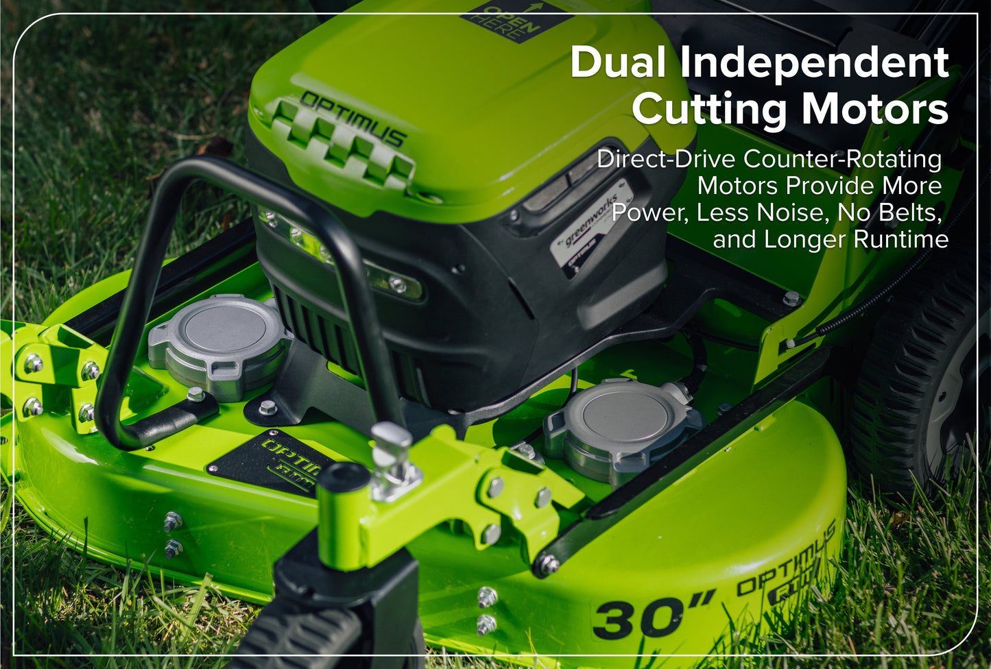82V OPTIMUS ATM 30" Self-propelled Mower with Swivel Casters | ATM30C