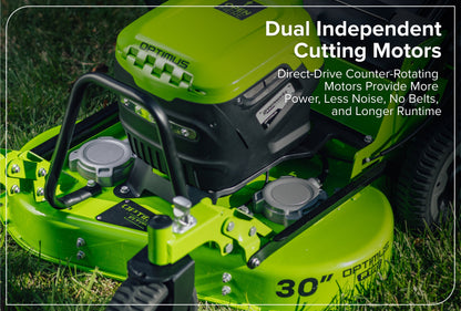 82V OPTIMUS ATM 30" Self-propelled Mower with Swivel Casters | ATM30C