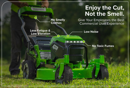 82V OPTIMUS ATM 30" Self-propelled Mower with Swivel Casters | ATM30C