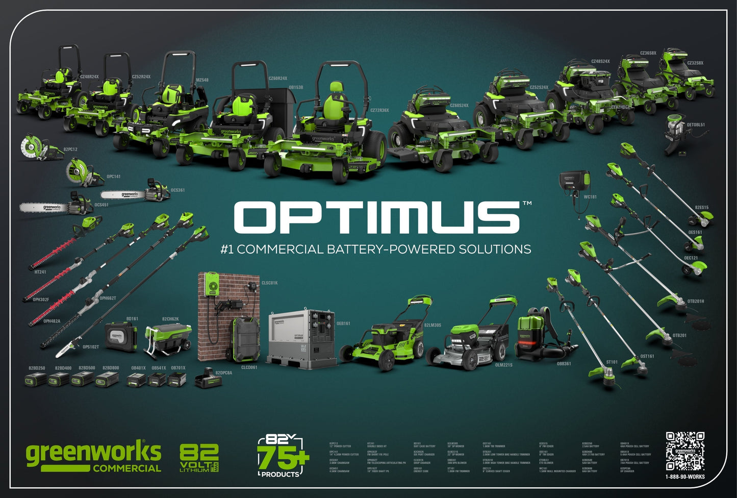 82V OPTIMUS ATM 22” Self-propelled Mower | ATM22A