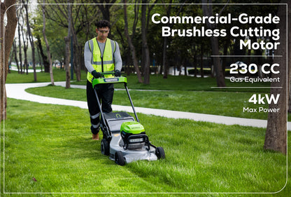 82V OPTIMUS ATM 22” Self-propelled Mower With (2) 8 Ah Batteries And Dual Port Charger | ATM22A-82DP