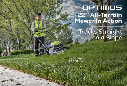 82V OPTIMUS ATM 22” Self-propelled Mower | ATM22A