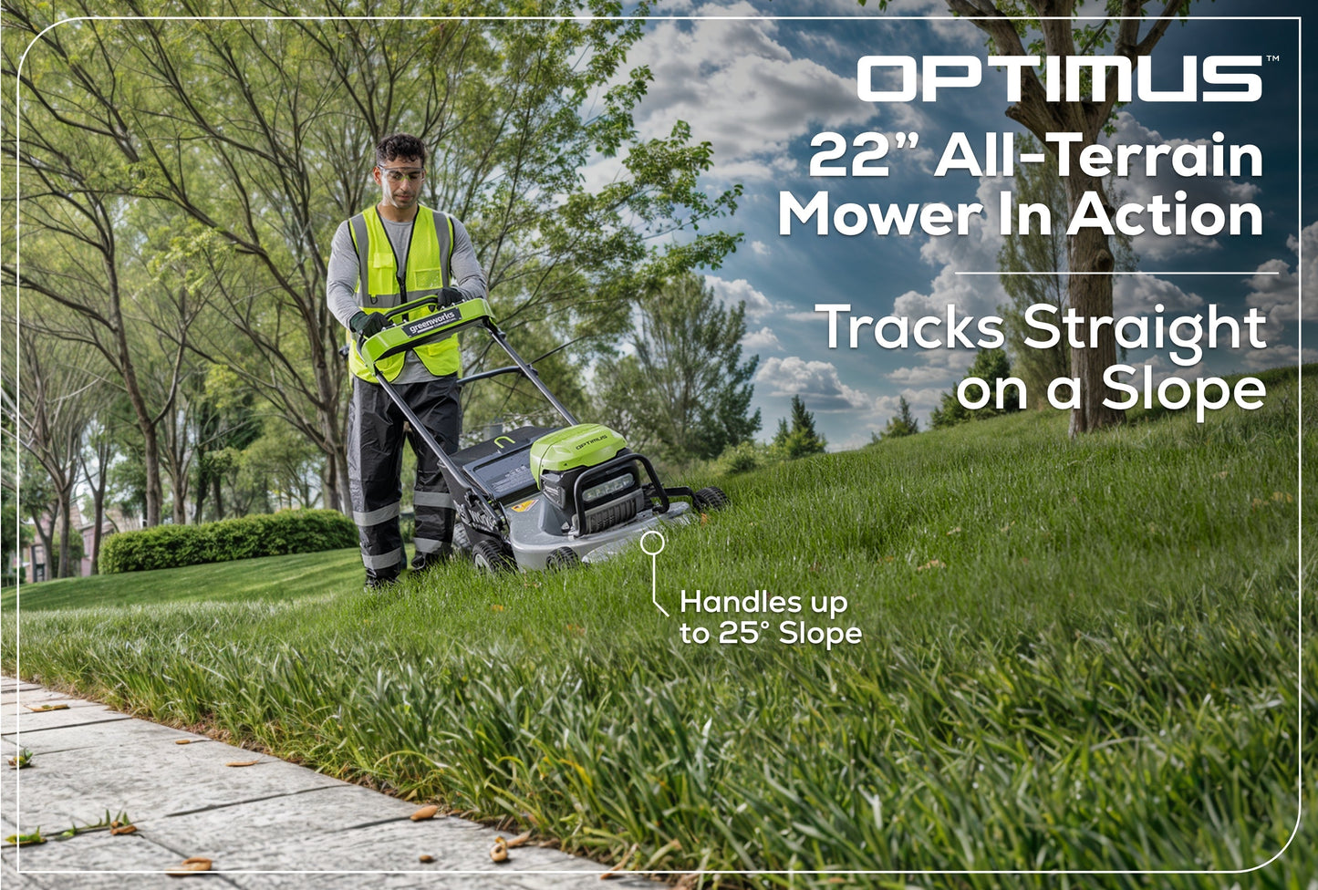 82V OPTIMUS ATM 22” Self-propelled Mower With (2) 8 Ah Batteries And Dual Port Charger | ATM22A-82DP