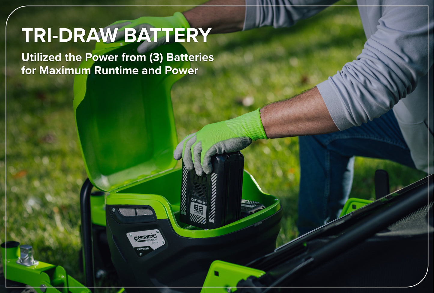 82V OPTIMUS ATM 30" Self-propelled Mower with Swivel Casters | ATM30C
