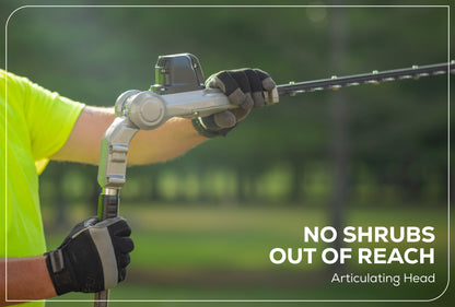 82V OPTIMUS 20" Mid-Pole Articulating Hedge Trimmer | PH482A