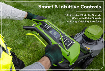 82V OPTIMUS ATM 22” Self-propelled Mower With (2) 8 Ah Batteries And Dual Port Charger | ATM22A-82DP