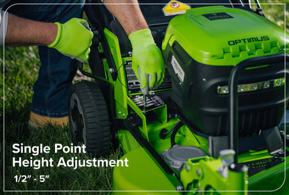 82V OPTIMUS ATM 30" Self-propelled Mower with Swivel Casters | ATM30C
